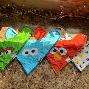 Copper Pearl Bandana Bibs Sesame Street